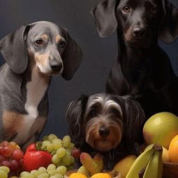 the animalist - dogs with fruits
